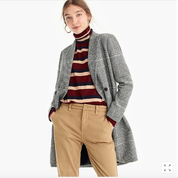 J. Crew Jackets & Blazers - J. Crew Topcoat in Glen Plaid